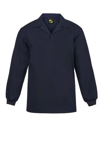 Workcraft WS3186 Long Sleeve Food Industry Jacshirt in Dark Navy