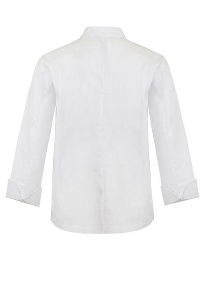 Chefscraft CJ031 Classic Chef Jacket -LS in White Jkt / White Buttons