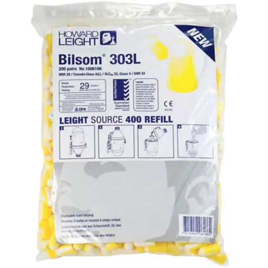 Howard Leight 303 Uncorded Bulk Refill Large 200/Box