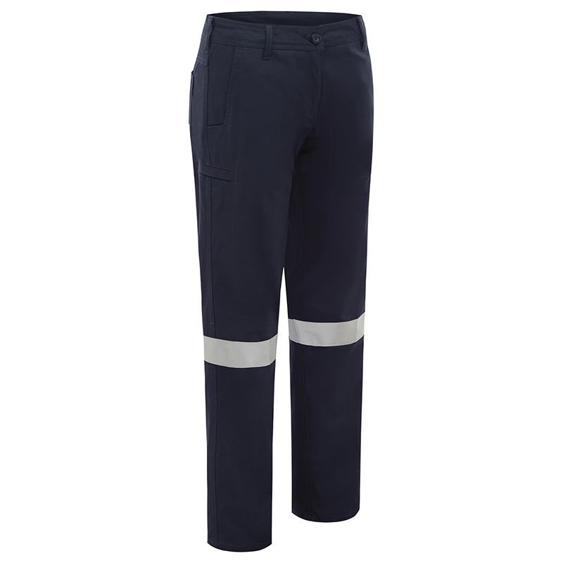 WORKIT Workwear Womens Lightweight Cotton Drill Taped Cargo Pants