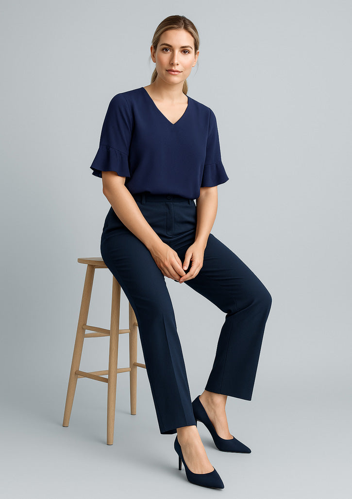 BizCorporate 10115 Womens Cool Stretch Adjustable Waist Pant