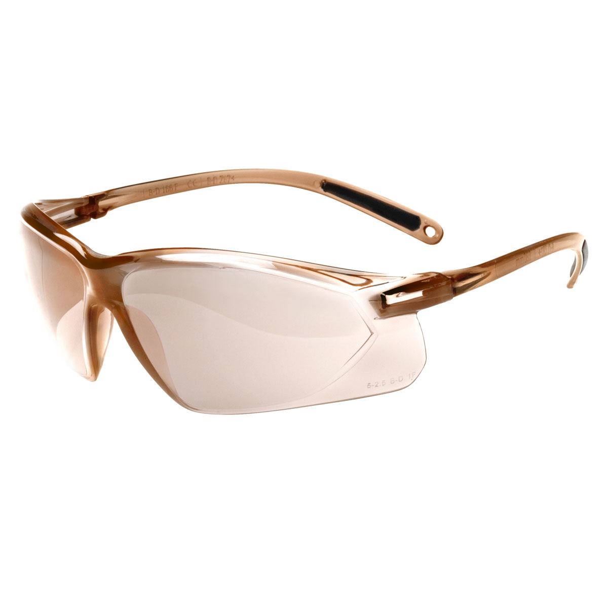 Scope Optics A700 Light Brown Mirror Anti Fog Safety Glasses