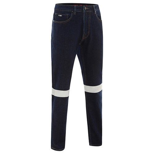 WORKIT Workwear Classic Fit Dark Denim Stretch Taped Jeans