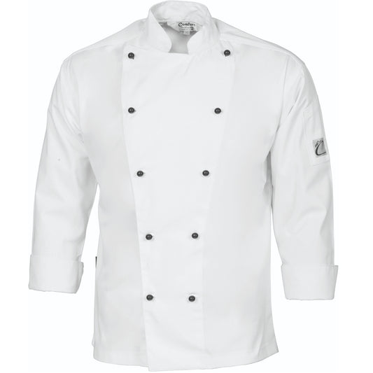 1104 Cool-Breeze Cotton Chef Jacket - Long Sleeve