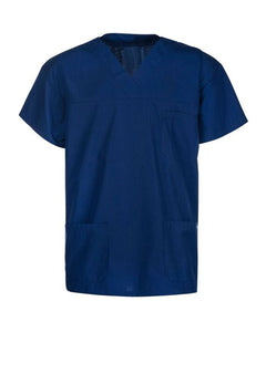 Medi-8 M88000 Scrub Top With Pockets in Dark Blue