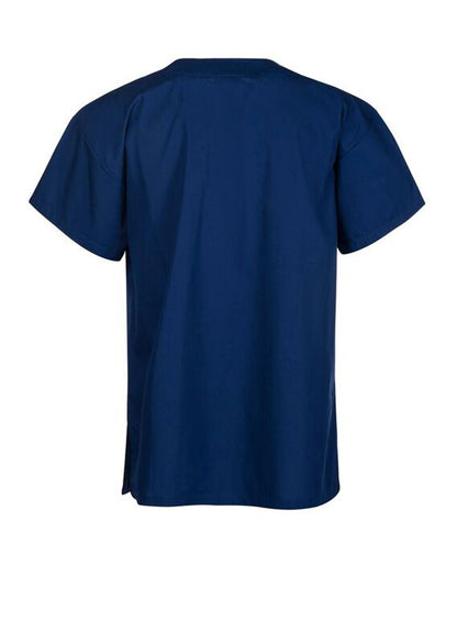Medi-8 M88000 Scrub Top With Pockets in Dark Blue