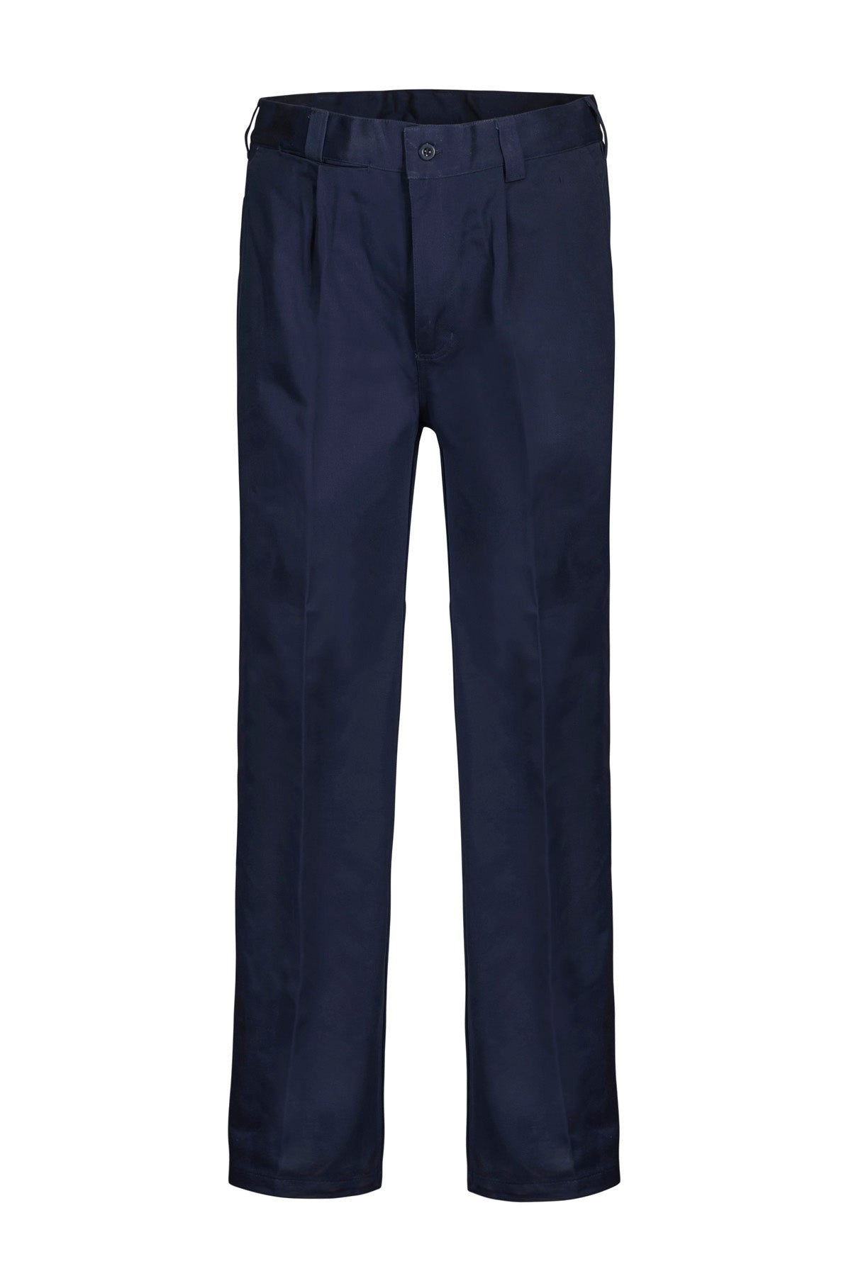 Workcraft WP3041 Mens Single Pleat Cotton Pant in Navy