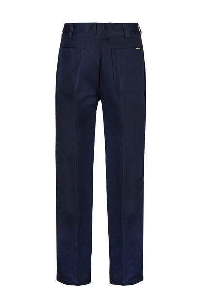 Workcraft WP3041 Mens Single Pleat Cotton Pant in Navy