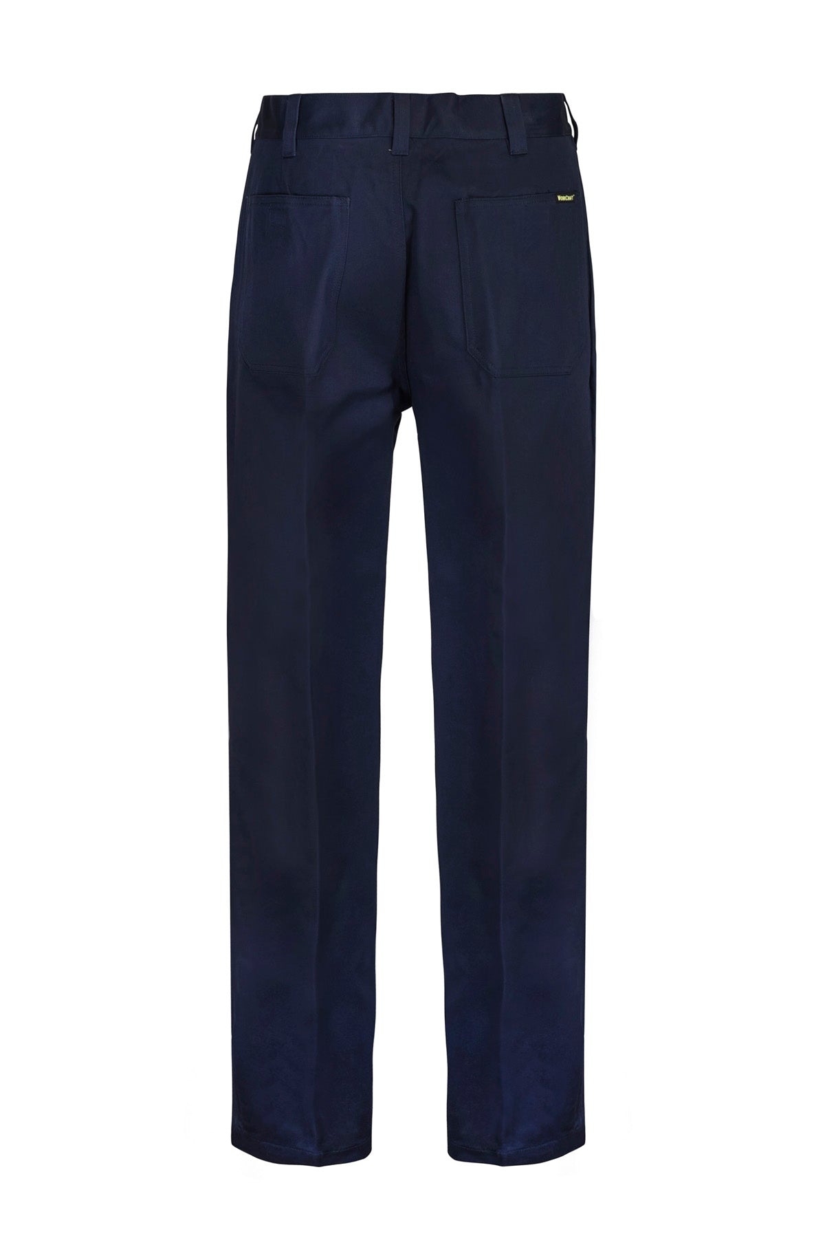 Workcraft WP3041L Mens Single Pleat Cotton Pant Long in Navy