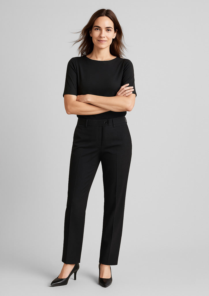 BizCorporate 14011 Womens Comfort Wool Stretch Relaxed Pant