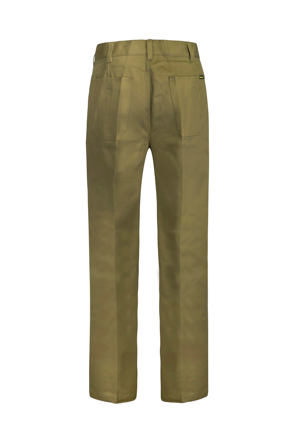 Workcraft WP3041 Mens Single Pleat Cotton Pant in Khaki
