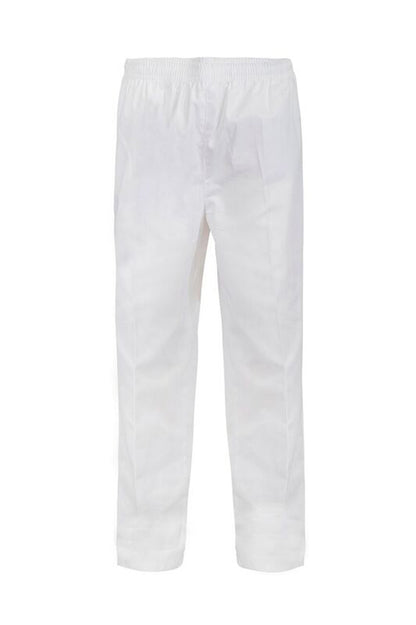 Workcraft WP3012 Food Industry Elastic Drawstring Pant in White