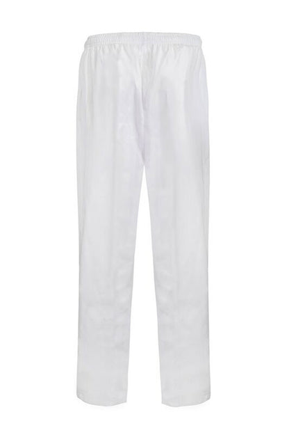 Workcraft WP3012 Food Industry Elastic Drawstring Pant in White