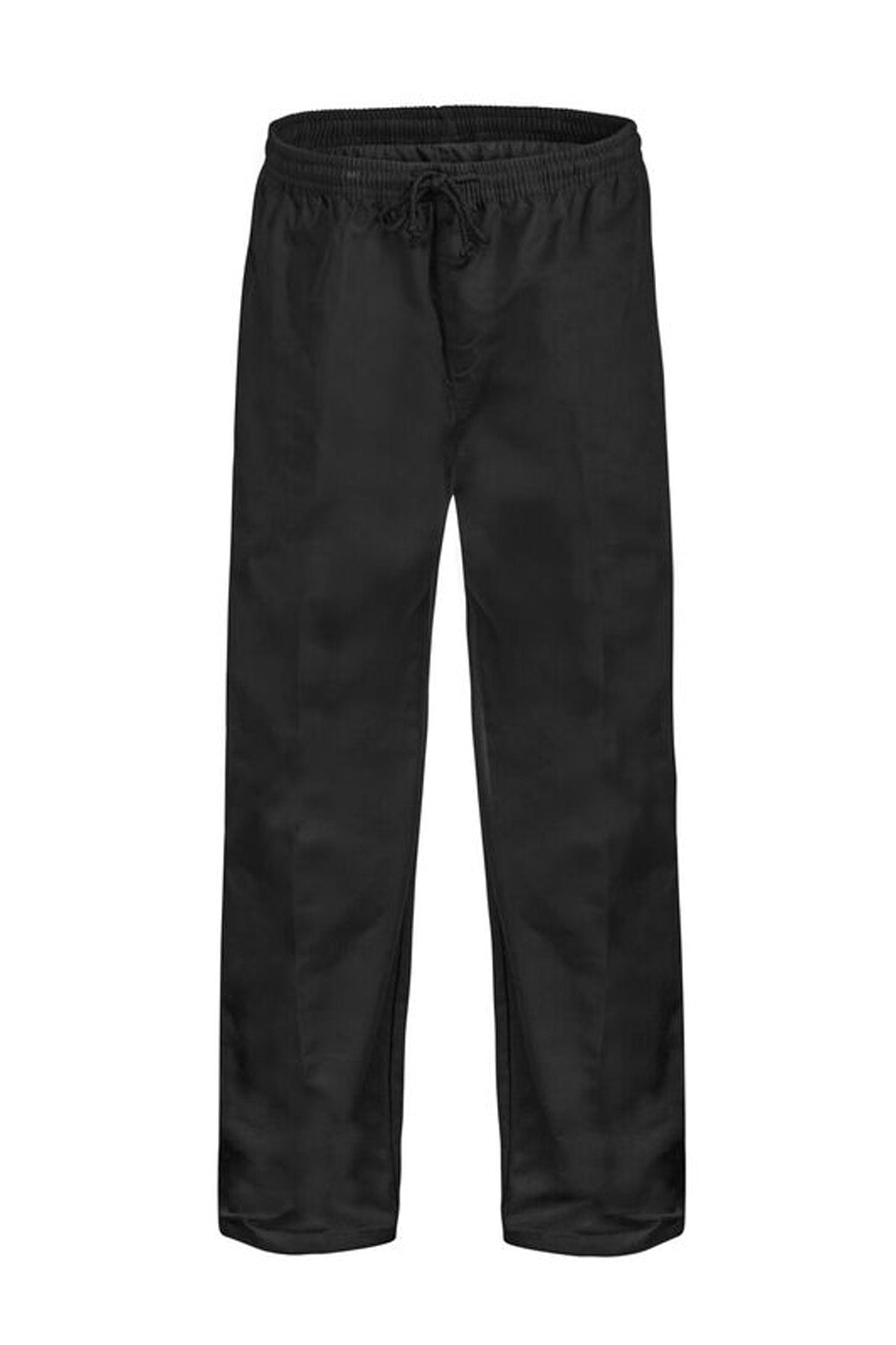 Workcraft WP3004 Food Industry Elastic Drawstring Pant in Black