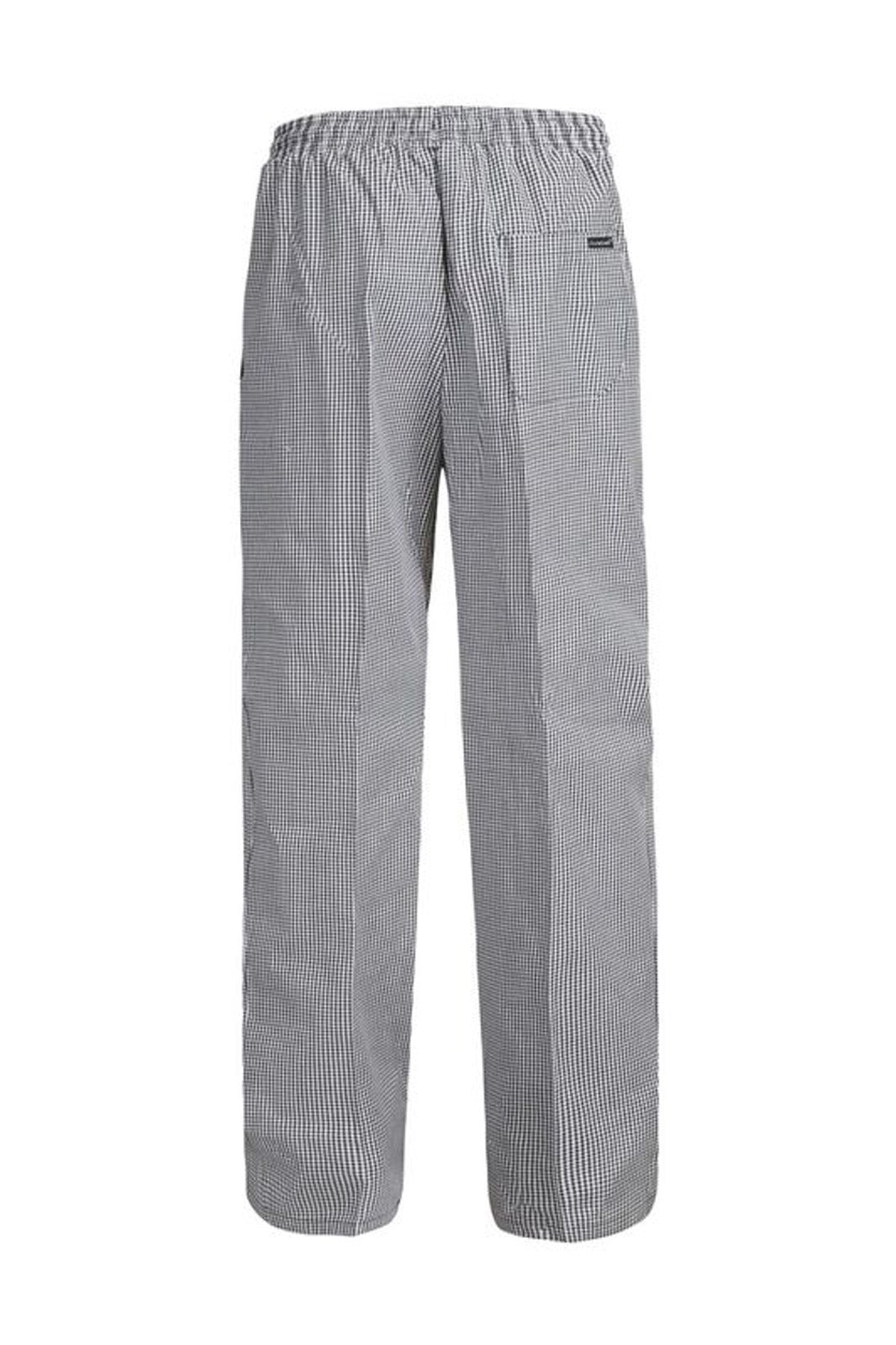 Chefscraft CP050 Chefs Check Elastic Drawstring Pant in Checked