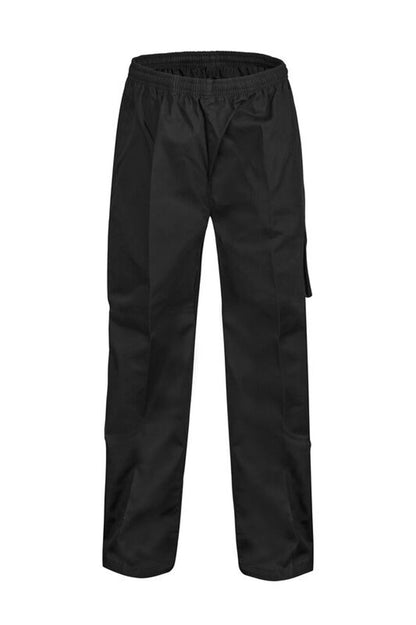 Chefscraft CP055 Chefs Drawstring Cargo Pant in Black