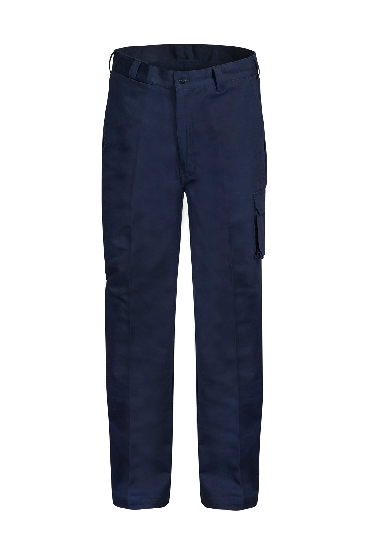 Workcraft WP3068 Mens Cargo Cotton Drill Trouser in Navy