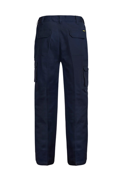 Workcraft WP3068 Mens Cargo Cotton Drill Trouser in Navy