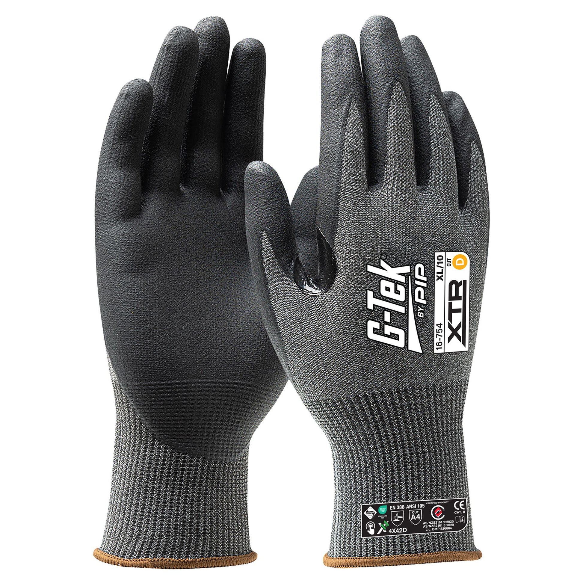PIP G-Tek XTR 15G Cut D Palm Dip Glove