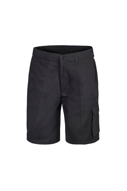 Workcraft WP3060 Mens Mid-Weight Cargo Cotton Drill Trouser in Black