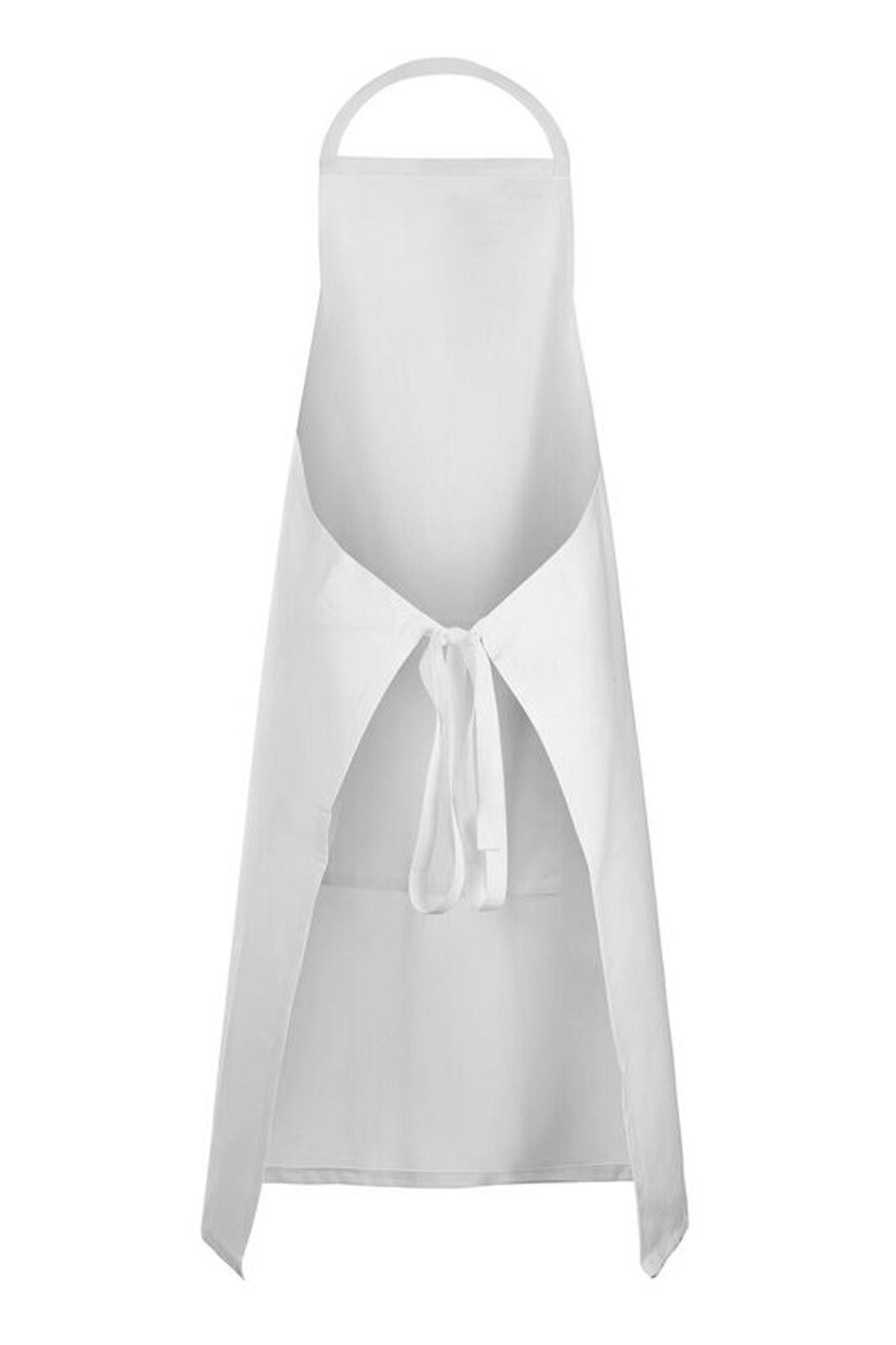 Chefscraft CA003 Full Bib Apron With Pocket in White