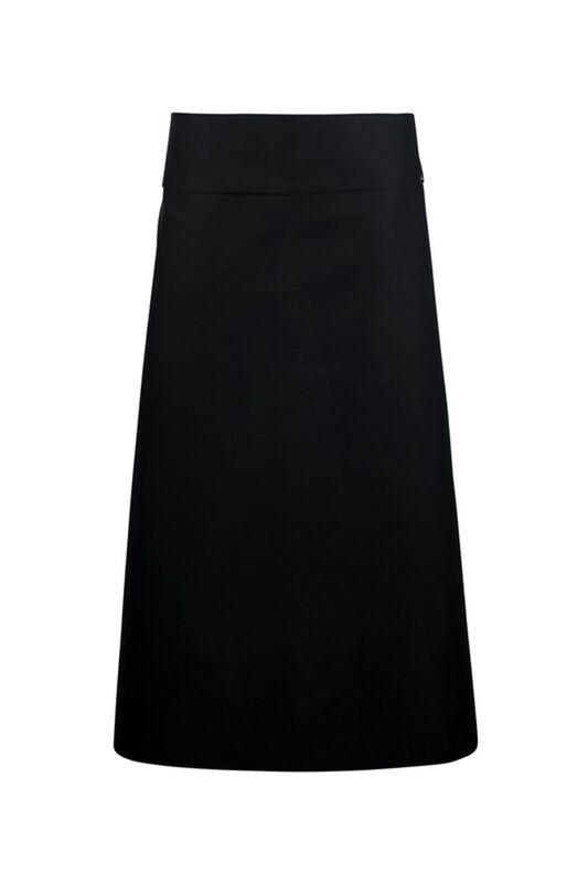 Chefscraft CA008 Continental Fold Over Apron in Black
