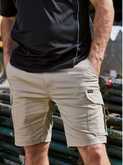 Stretch Cotton Drill Cargo Short