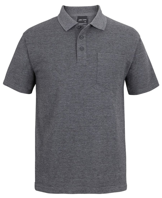 JB's 210 Pocket Polo Charcoal Marle -S