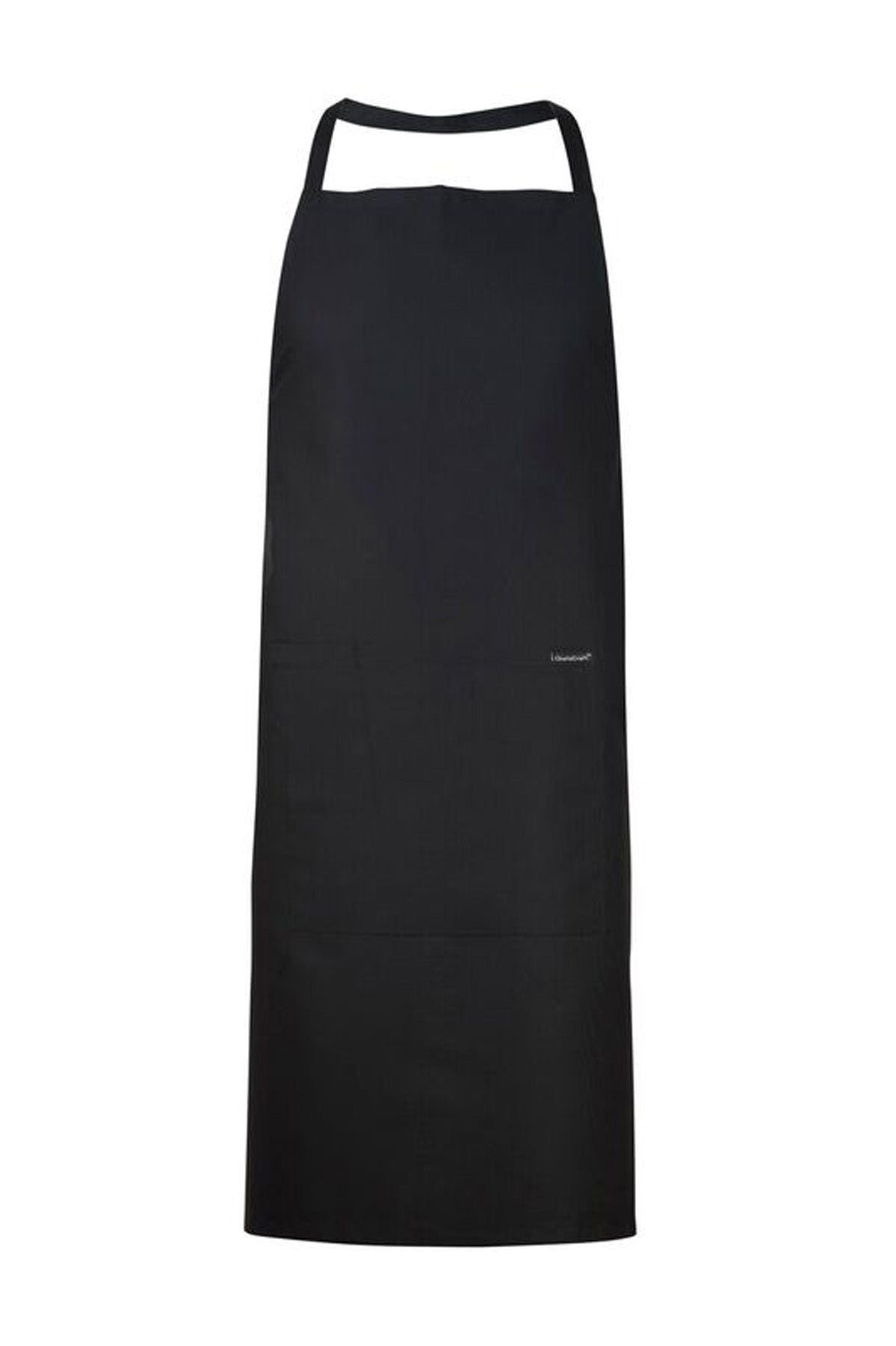 Chefscraft CA003 Full Bib Apron With Pocket in Black