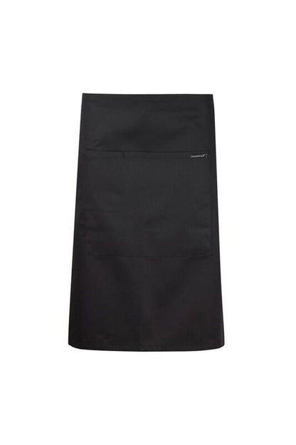 Chefscraft CA018 Half Apron With Pocket in Black