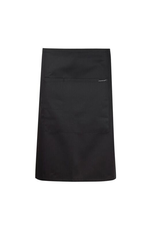 Chefscraft CA018 Half Apron With Pocket in Black
