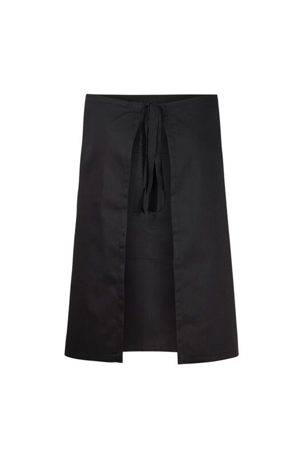 Chefscraft CA018 Half Apron With Pocket in Black