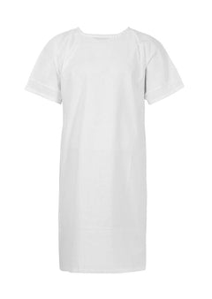Medi-8 M81808 Patient Gown – Short Sleeve in White