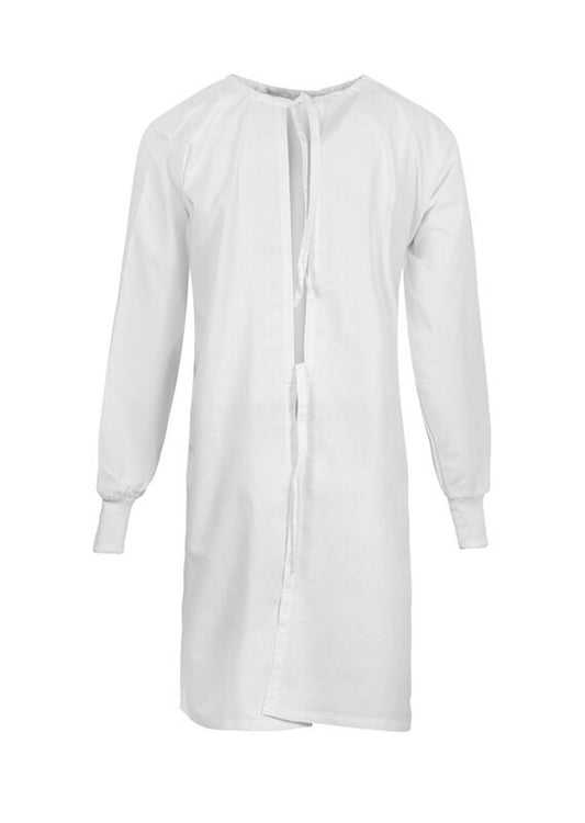 Medi-8 M81809 Patient Gown – Long Sleeve in White