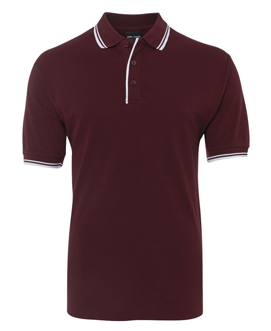 JB's Contrast Polo Black/Red