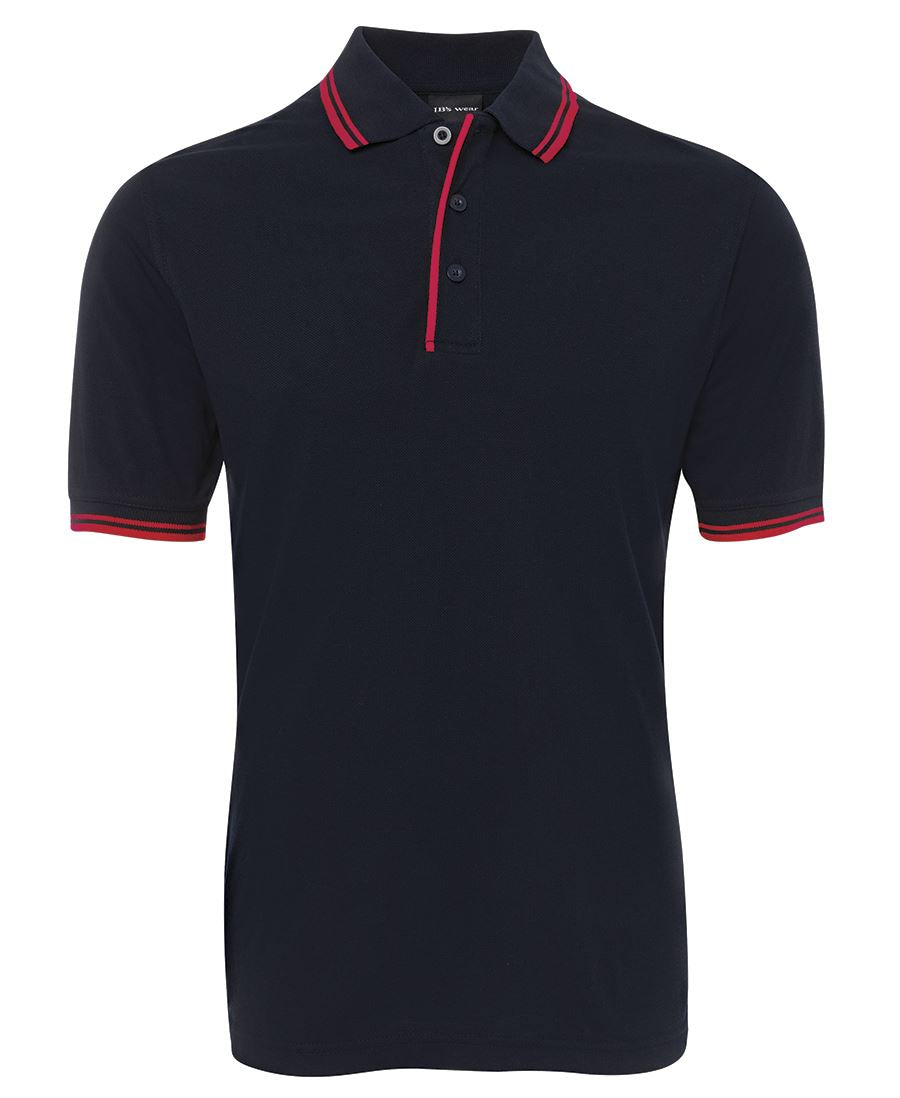 JB's Contrast Polo Black/Red