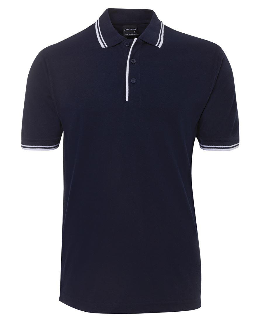 JB's Contrast Polo Black/Red