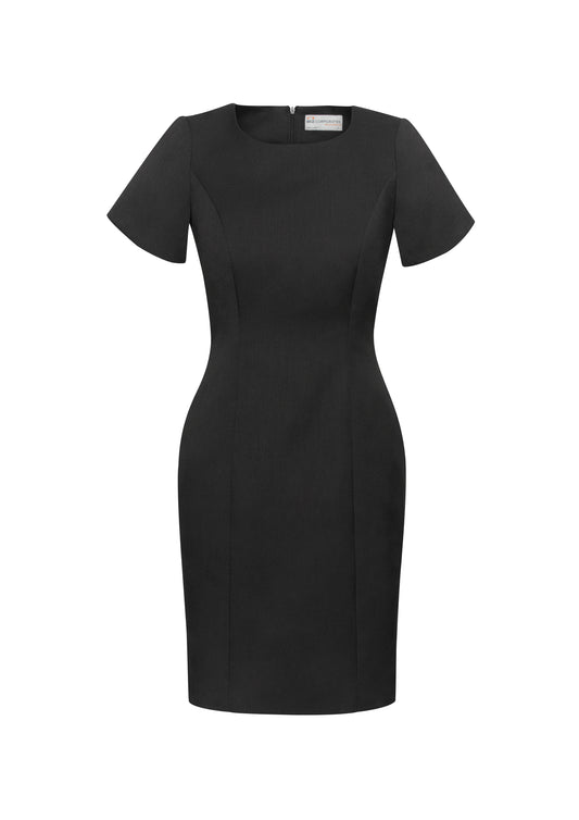 BizCorporate 30112 Womens Cool Stretch Short Sleeve Shift Dress