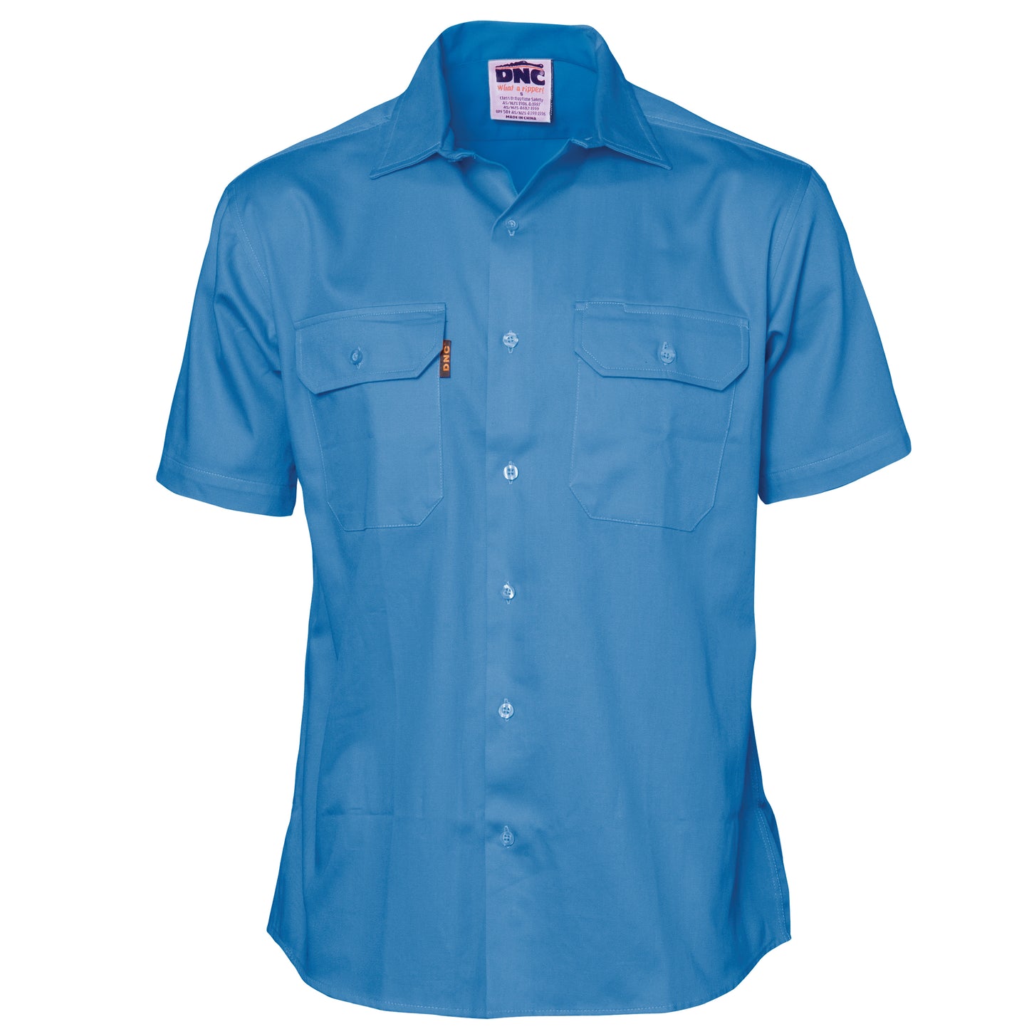 3201 Cotton Drill Work Shirt - Short Sleeve