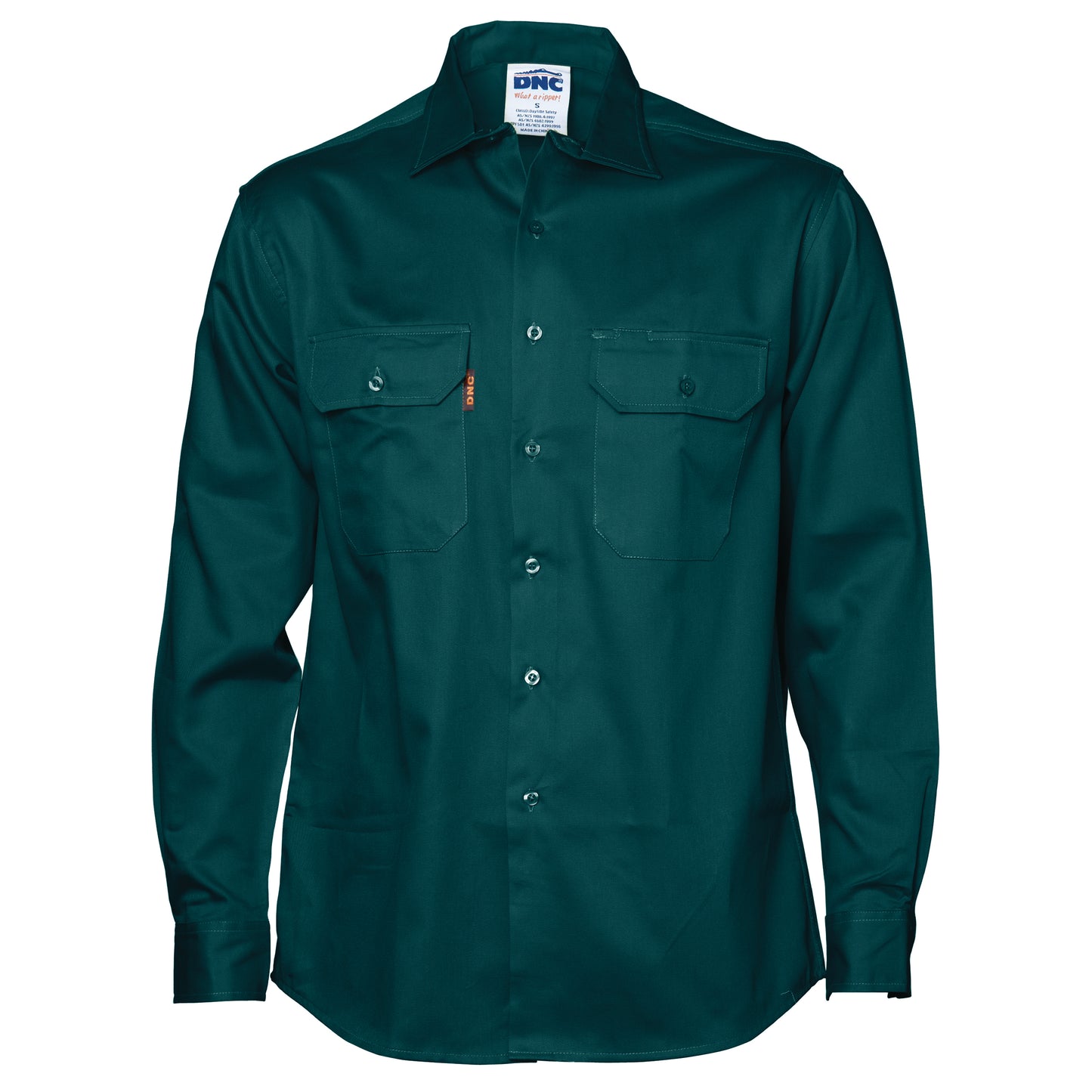 3202 Cotton Drill Work Shirt - Long Sleeve