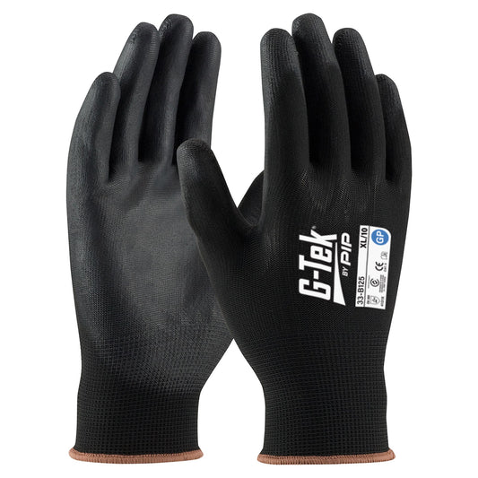 PIP G-Tek 13G Black Nylon GP Palm Dip Glove