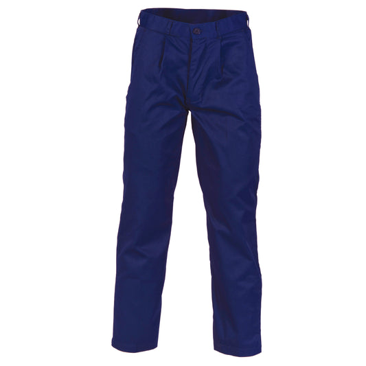 3315 Polyester Cotton Pleat Front Work Pants