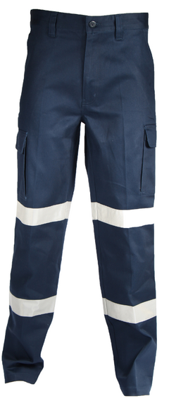 Double Hoops Taped Cargo Pants