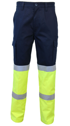 Middle Weight 2 Tone Bio Motion Cargo Pants With CRS R/Tape
