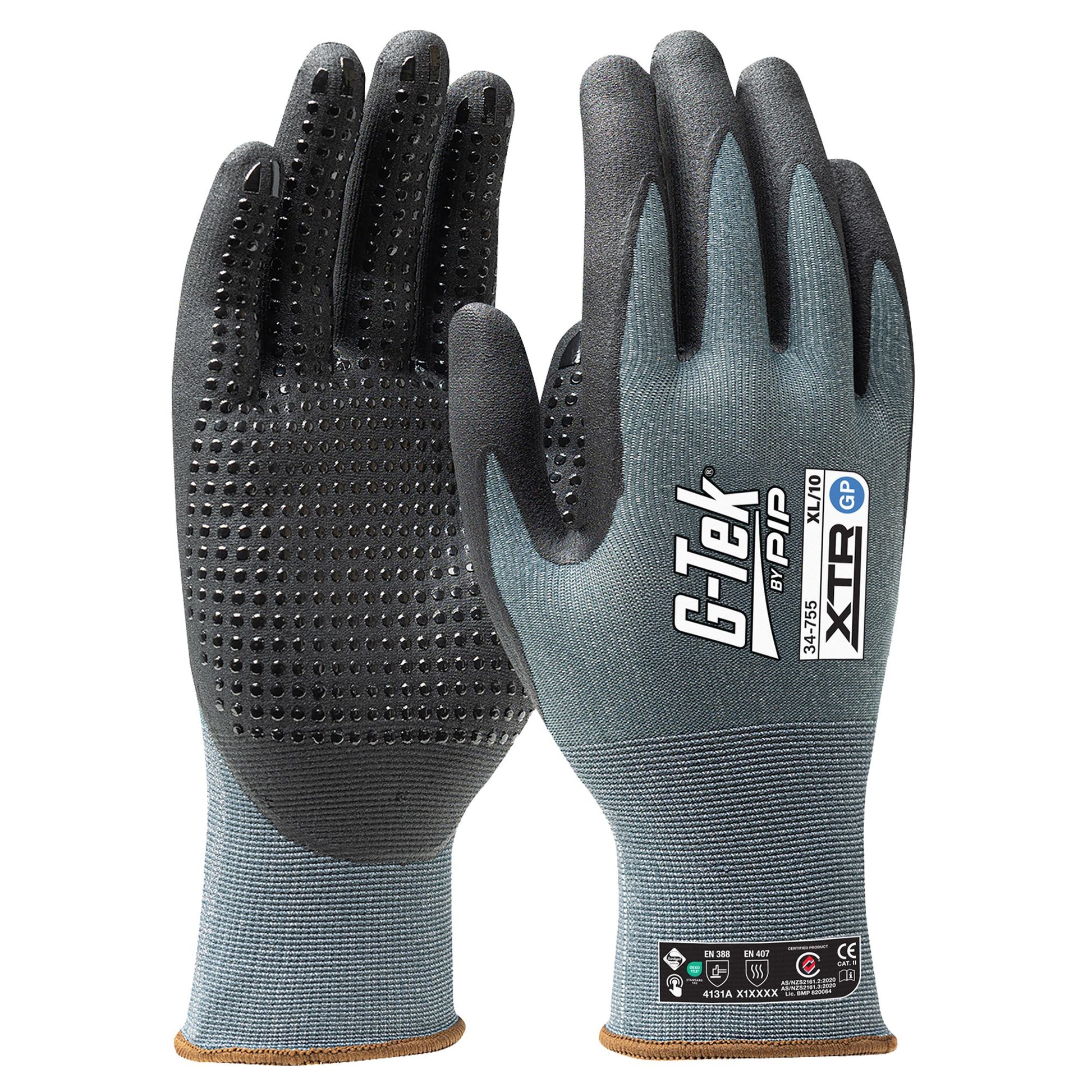 PIP G-Tek XTR 15G GP Nitrile Dotted Glove