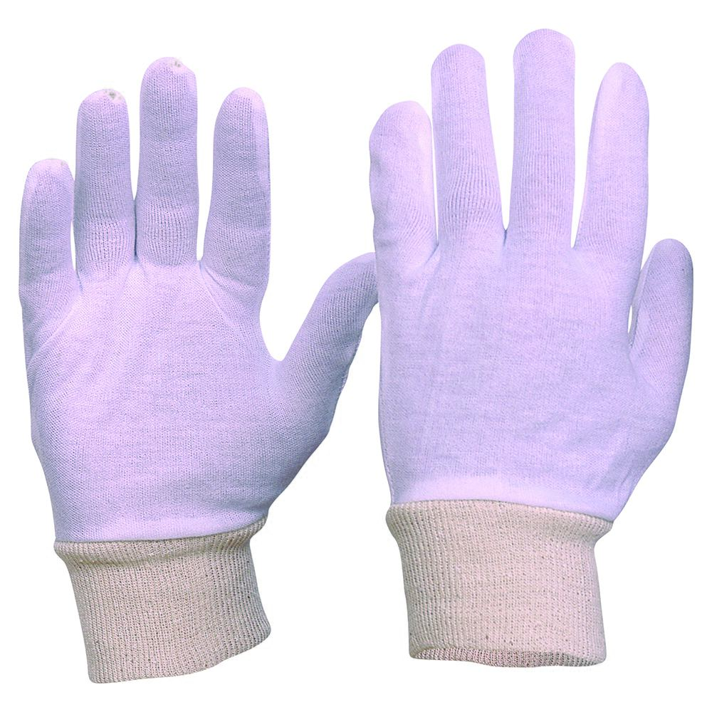 Pro Choice Safety Gear Interlock Poly/Cotton Liner Knit Wrist Gloves Mens Size