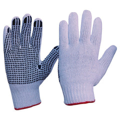 Pro Choice Safety Gear Knitted Poly/Cotton With PVC Dots Gloves Ladies Size