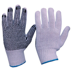 Pro Choice Safety Gear Knitted Poly/Cotton With PVC Dots Gloves Mens Size