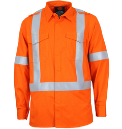 DNC Inherent FR X BACK PPE1 L/W D/N Shirt
