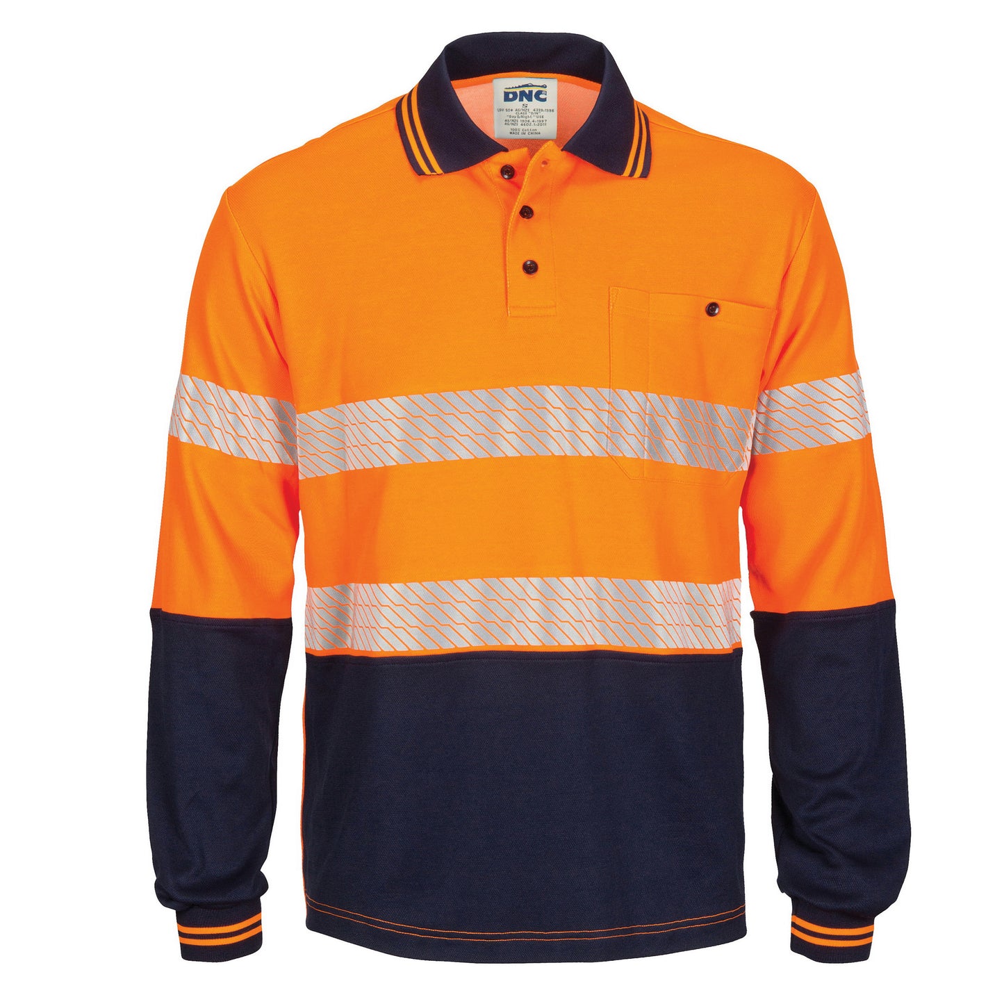 Orange/Navy